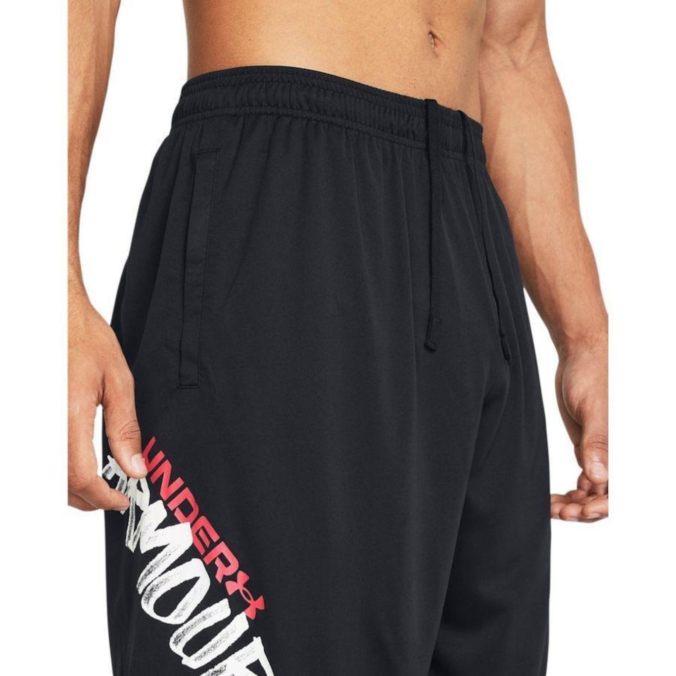 Shorts de Treino Under Armour Tech Wordmark - Masculino - Foto 3