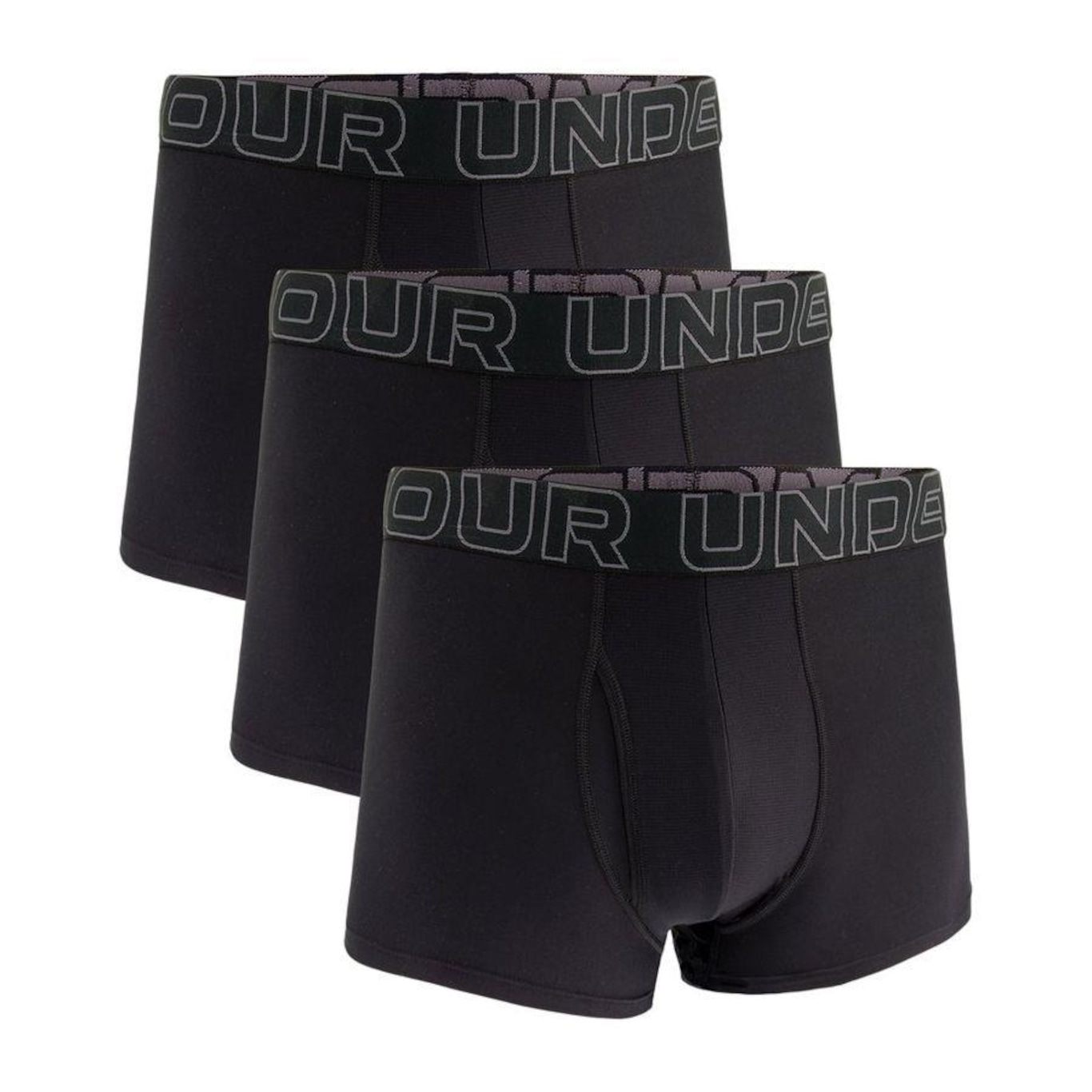 Cueca Under Armour Boxerjock Perfomance Tech - 3 Unidades - Adulto - Foto 2