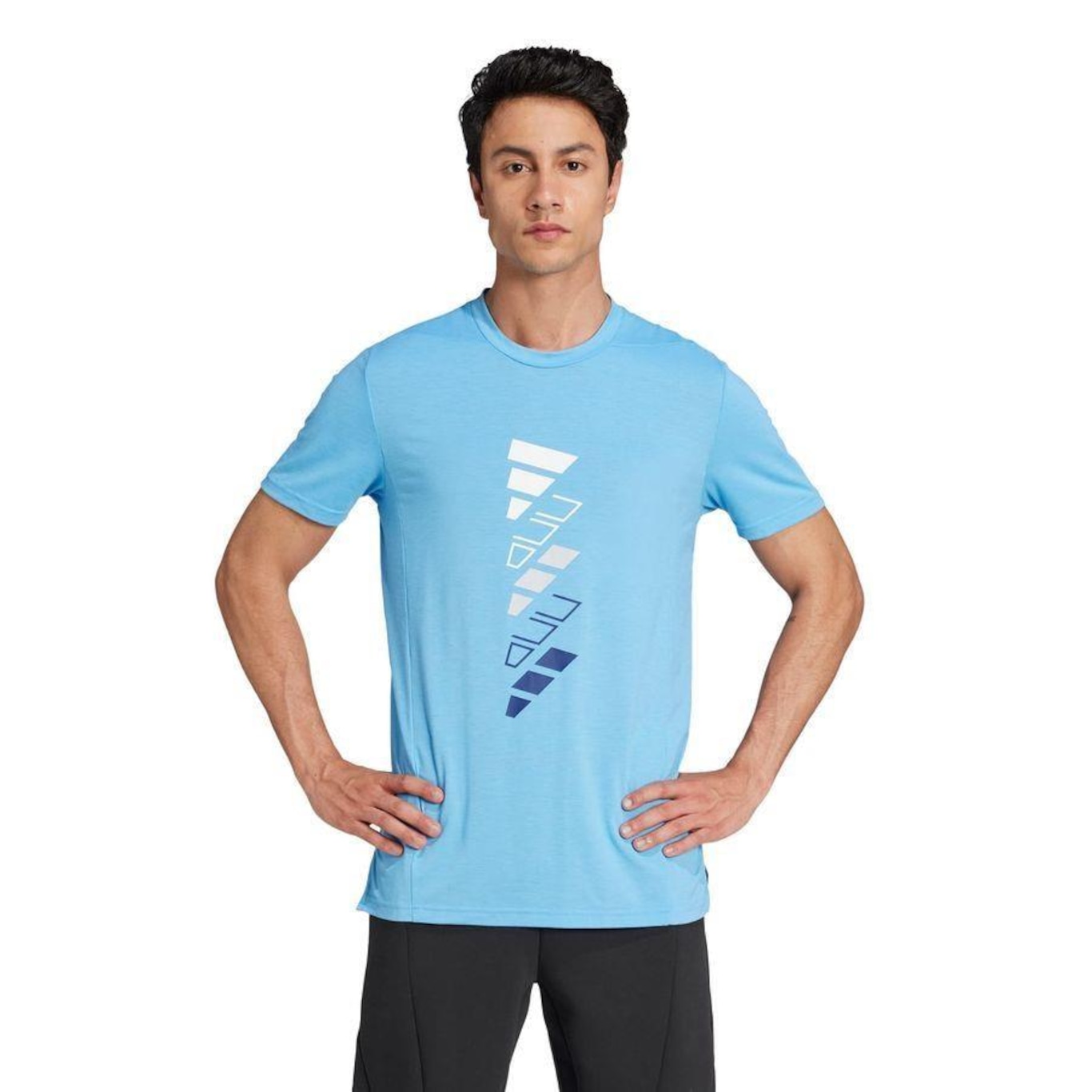 Camiseta adidas Estampada Logo Aeroready Designed For Training - Masculina - Foto 2