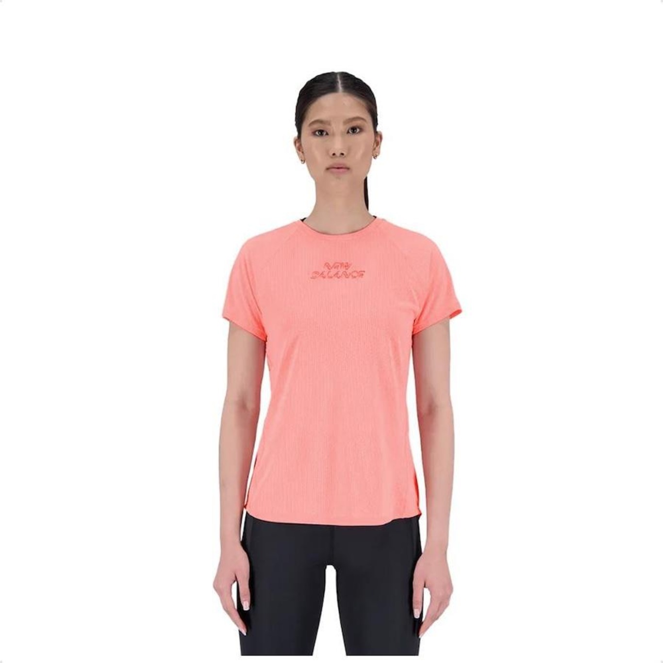 Camiseta New Balance Impact Run Print - Feminina - Foto 1