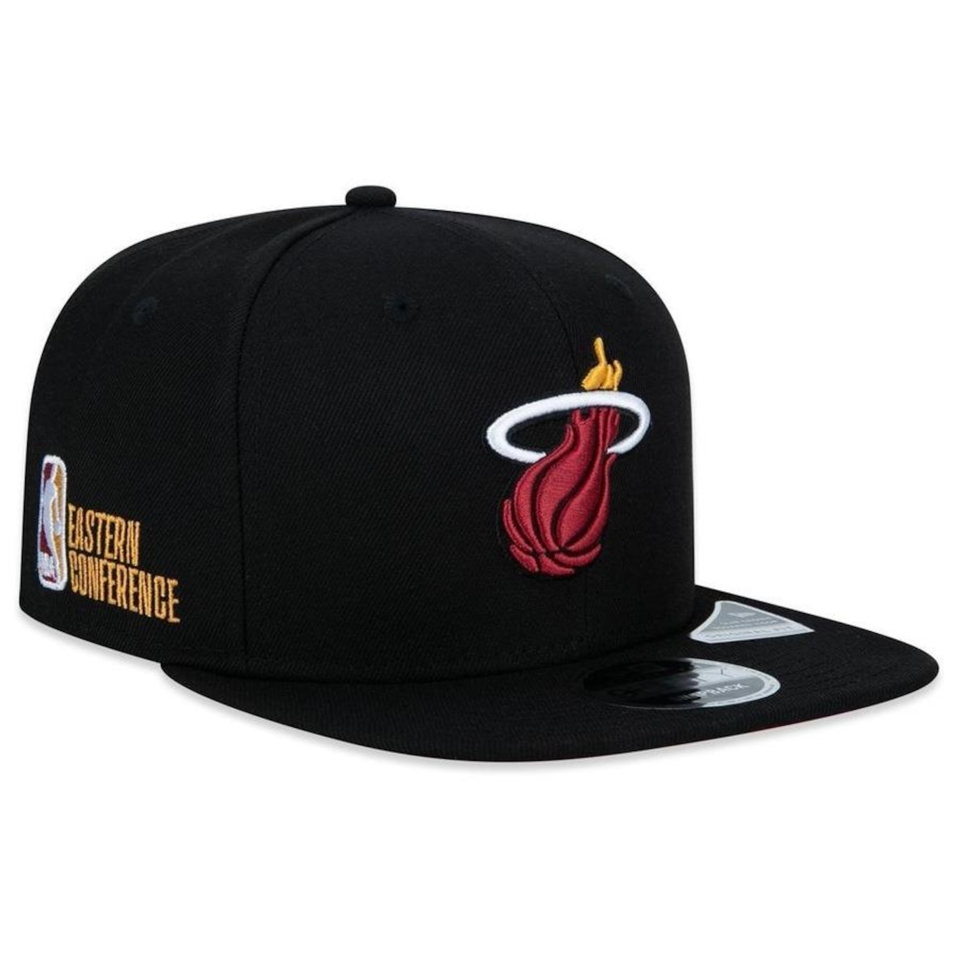 Boné New Era 9Fifty Orig.Fit Miami Heat Core Nba - Masculino - Foto 2