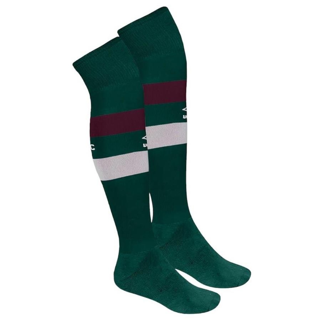 Kit Meião do Fluminense Umbro - 3 Pares - Unissex - Foto 4