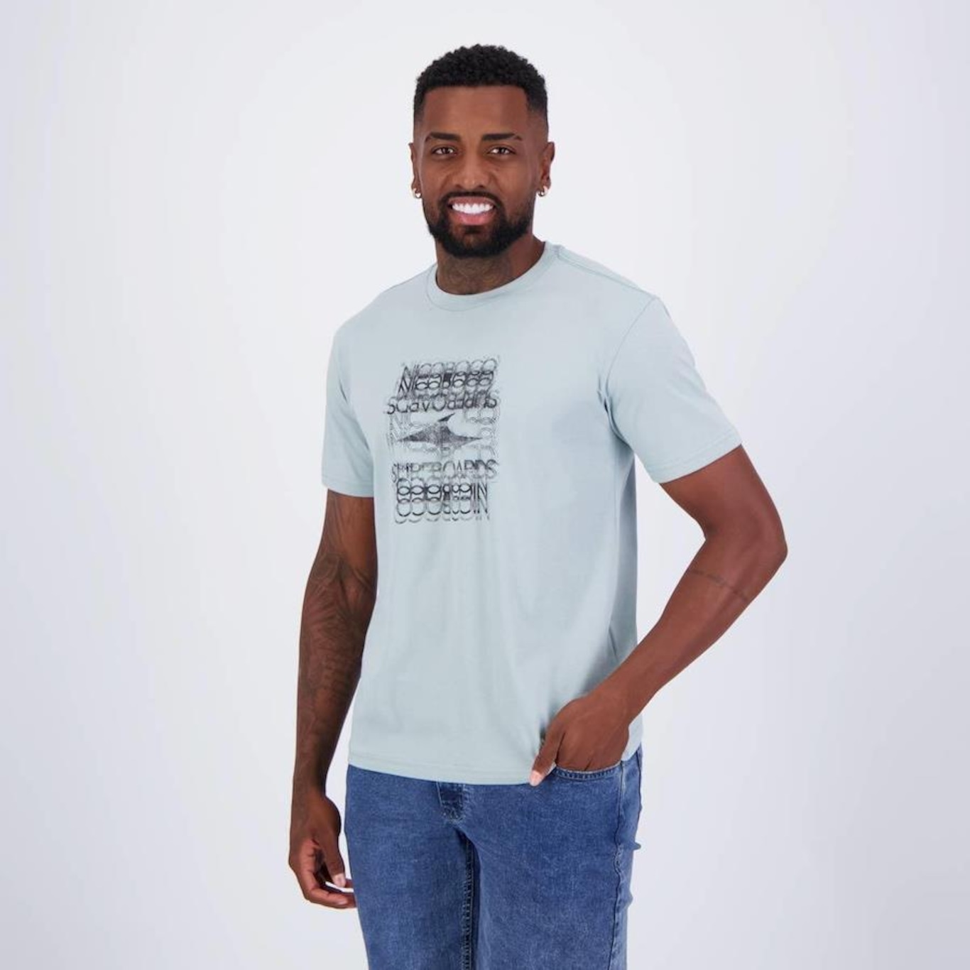 Camiseta Nicoboco Biro - Masculina - Foto 3