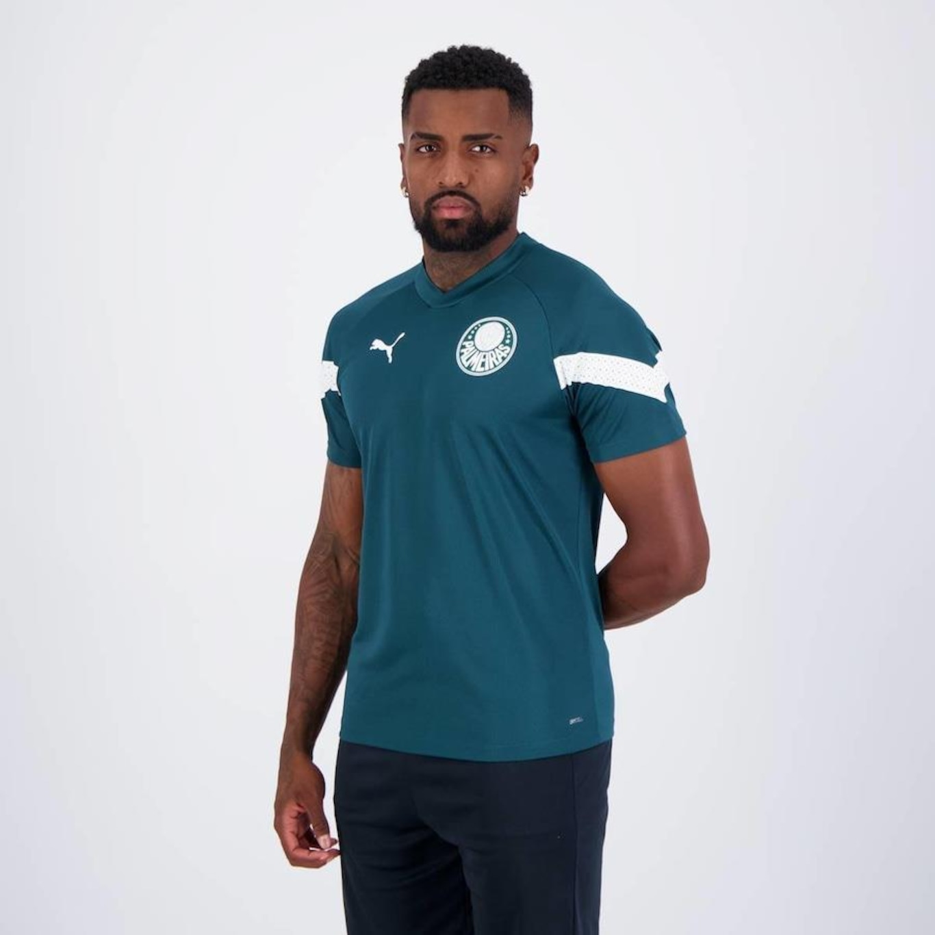 Camisa do Palmeiras Treino 2023 Puma - Masculina - Foto 3