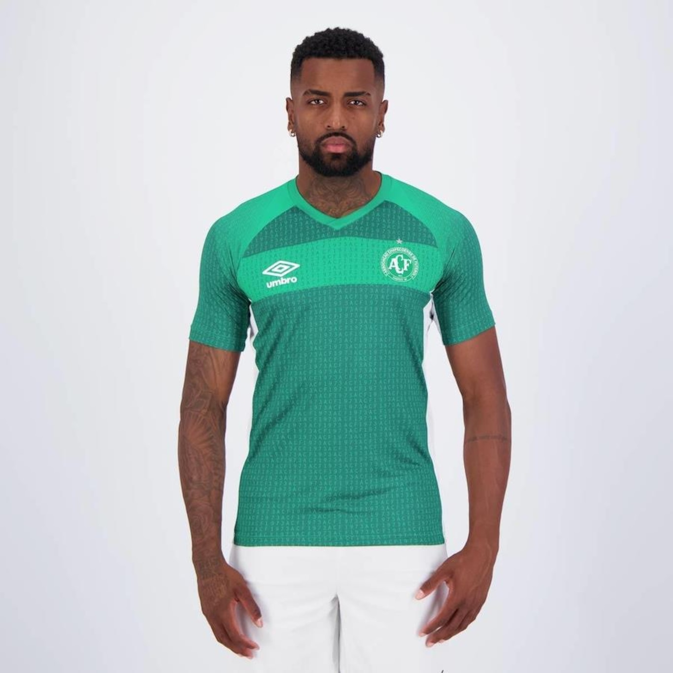 Camisa do Chapecoense Aquecimento 2023 Umbro - Masculina - Foto 1