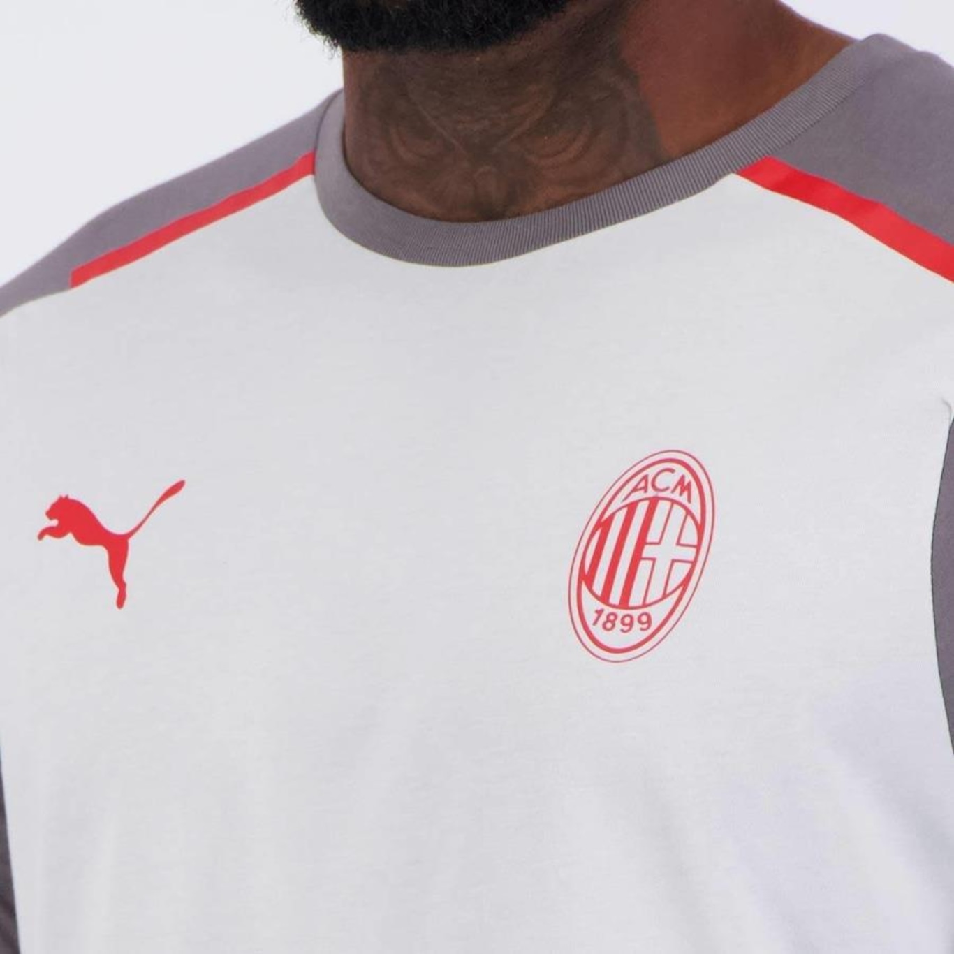 Camiseta Puma Ac Milan Casual - Masculina - Foto 5