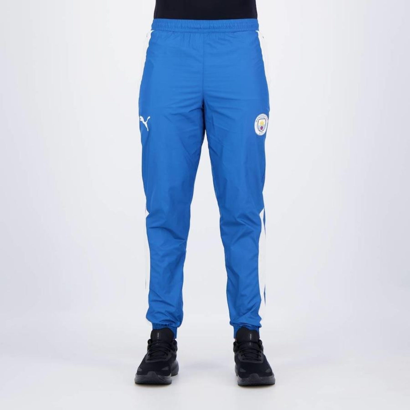 Calça Manchester City Pré Jogo Puma - Masculina - Foto 1