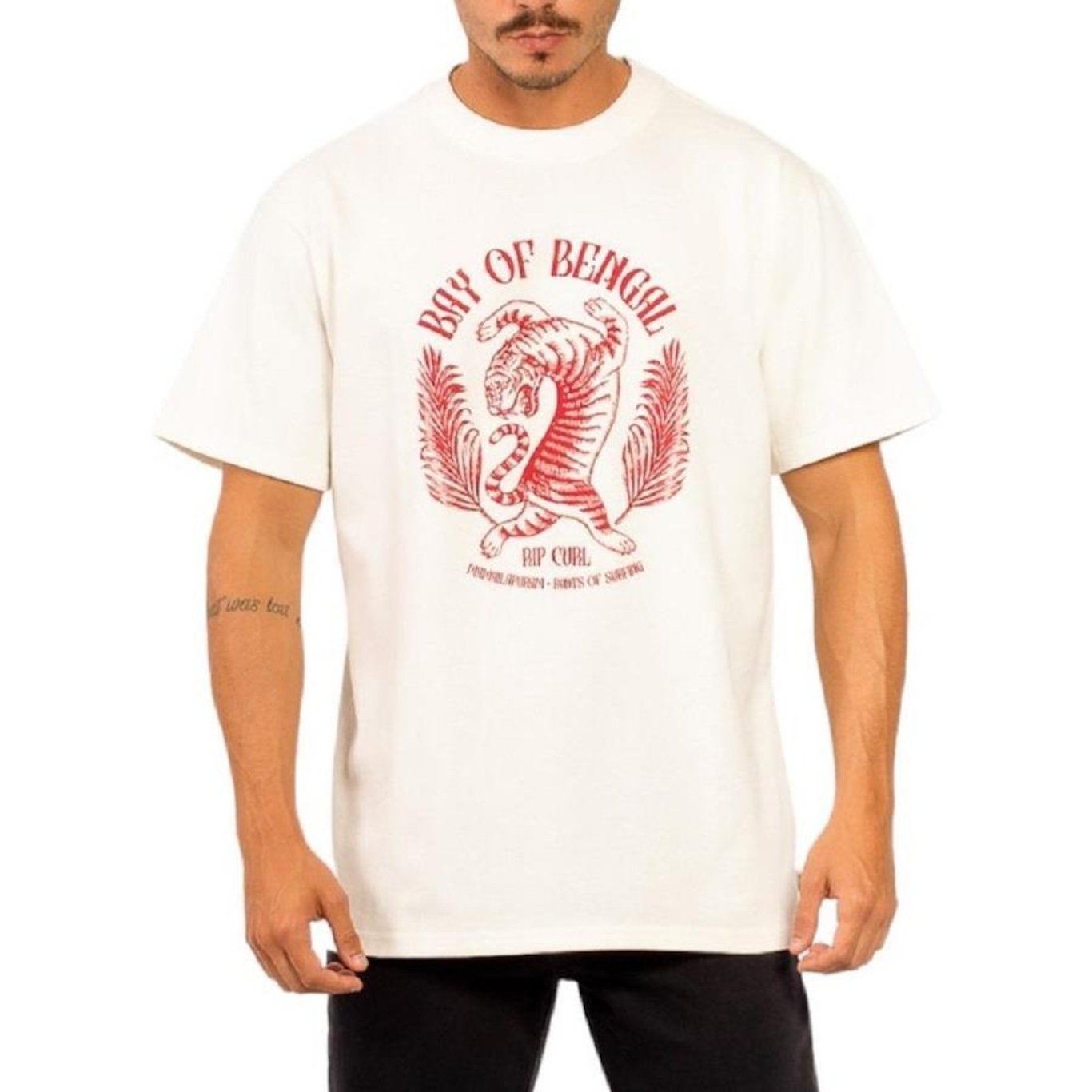 Camiseta Rip Curl Bay Off Bengal Og T - Masculina - Foto 1