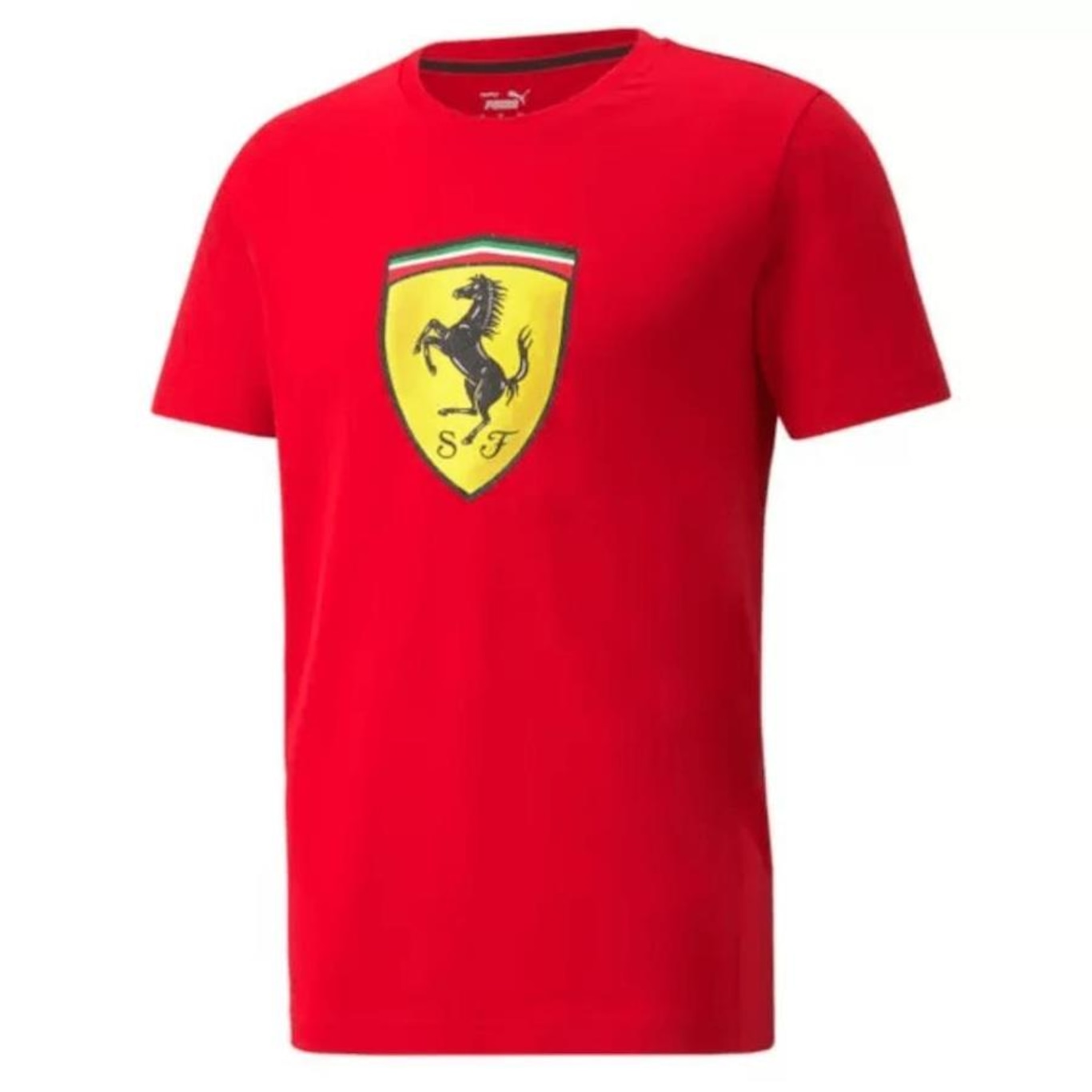 Camiseta Puma Ferrari Race Big Shield - Masculina - Foto 1