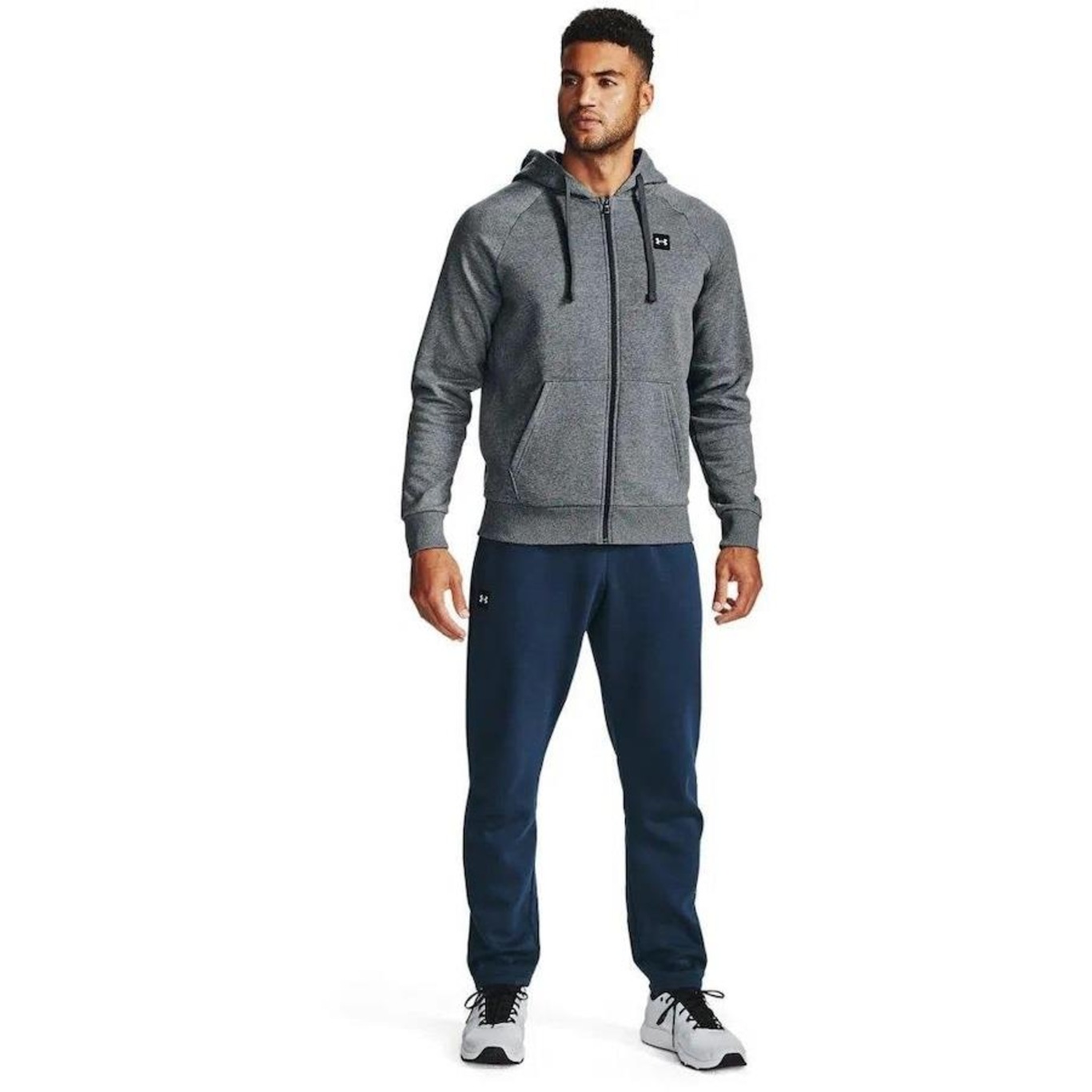 Jaqueta de Moletom Under Armour Rival Fleece - Masculina - Foto 1