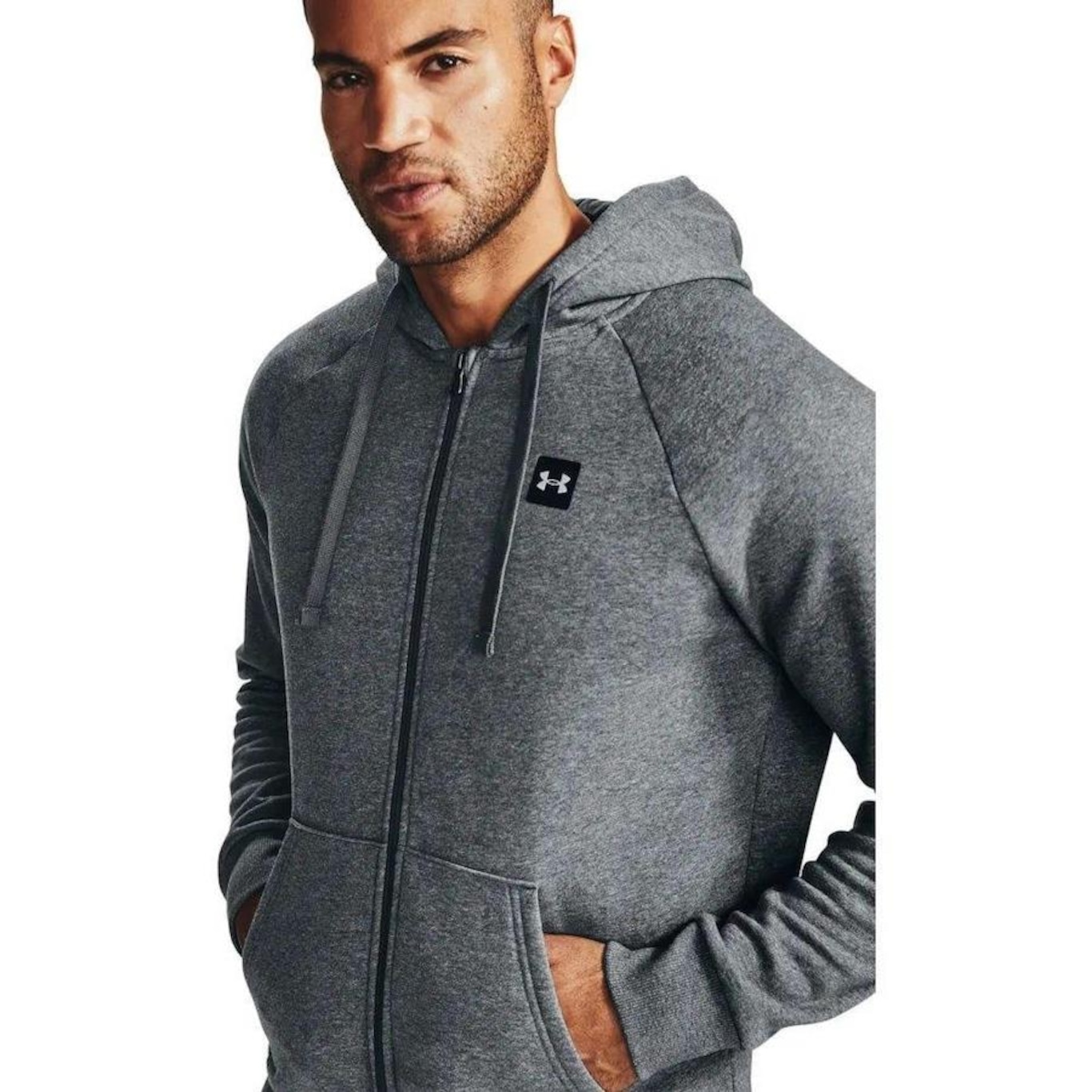 Jaqueta de Moletom Under Armour Rival Fleece - Masculina - Foto 2