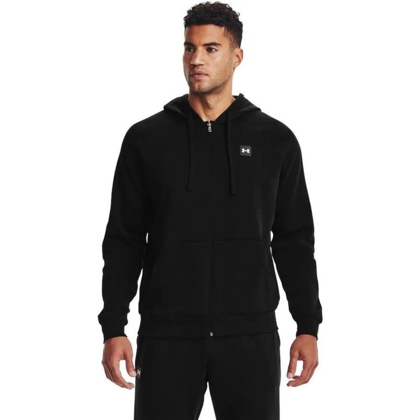 Jaqueta de Moletom Under Armour Rival Fleece - Masculina - Foto 1