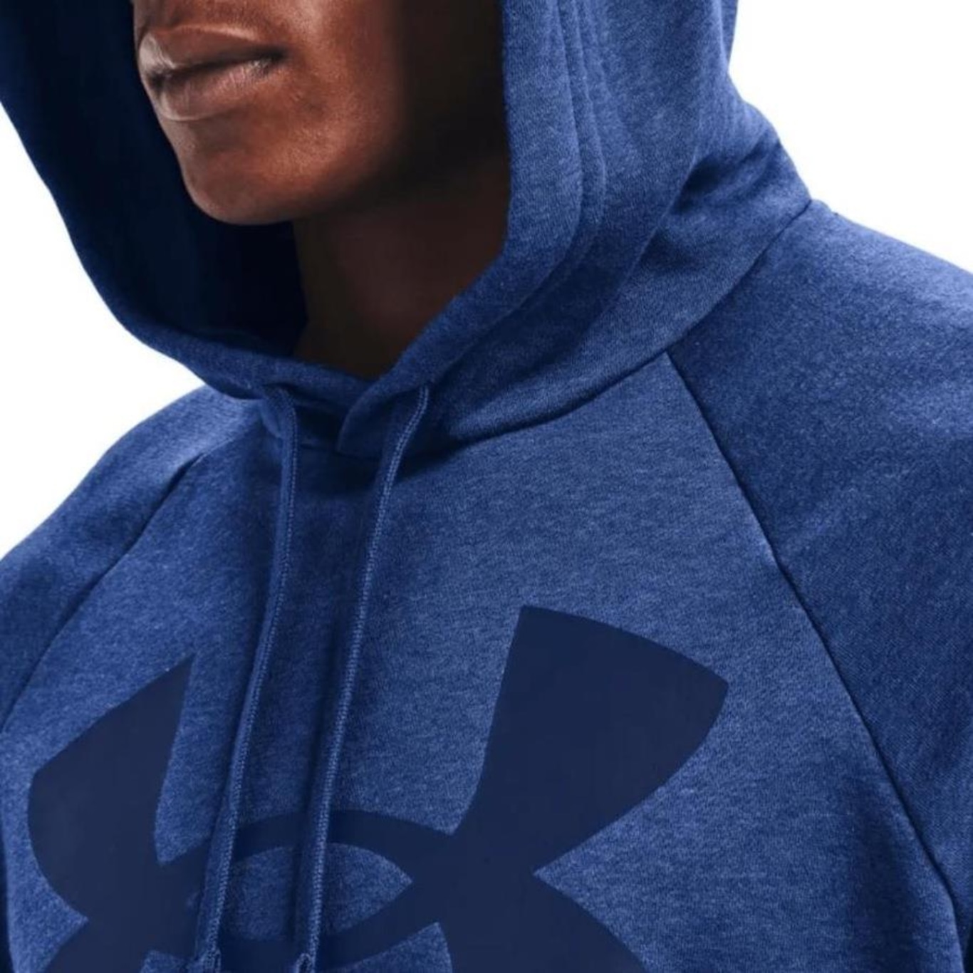 Blusão de Moletom com Capuz Under Armour Rival Fleece Big Logo Hd - Masculino - Foto 3