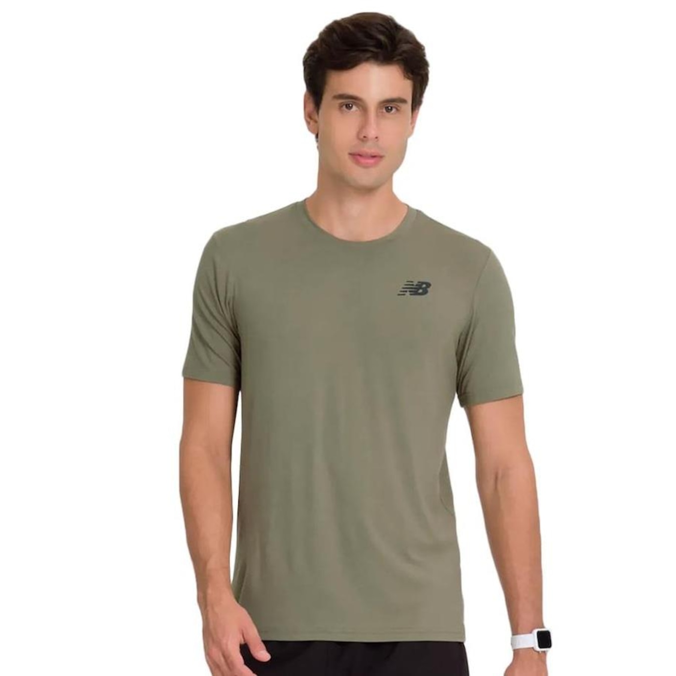 Camiseta New Balance Tenacity Logo - Masculina - Foto 1