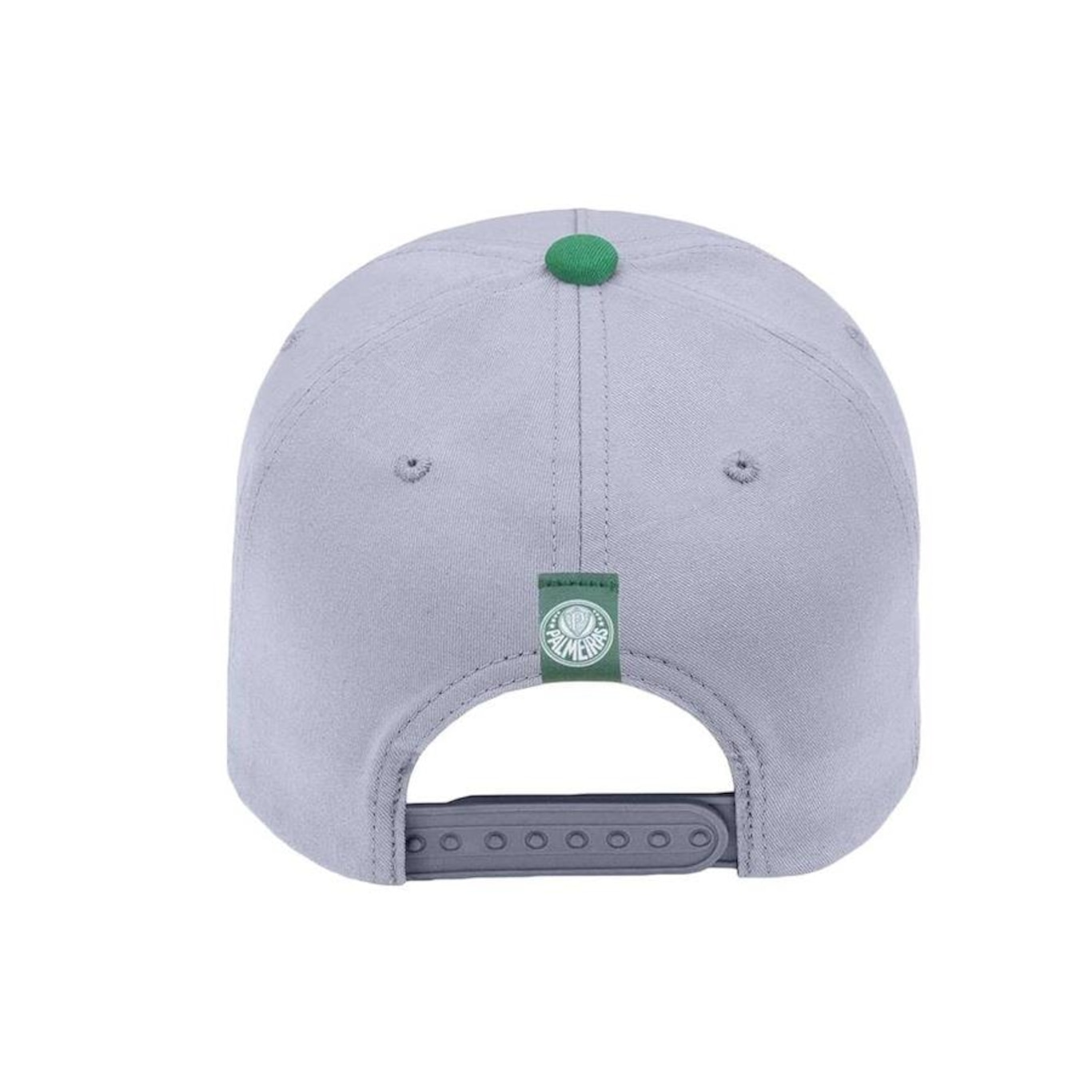 Boné Aba Curva Supercap Palmeiras Brasão Bordado - Snapback - Adulto - Foto 3