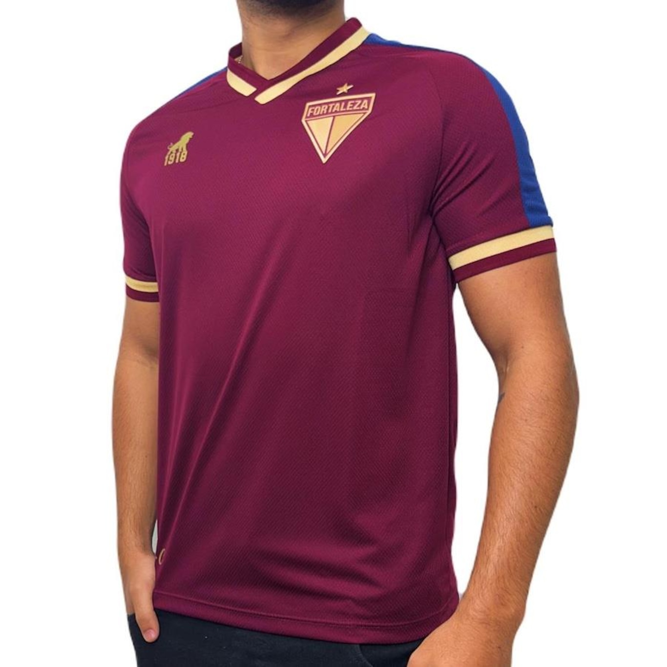 Camisa Fortaleza Volt Símbolo Gold - Masculino - Foto 3