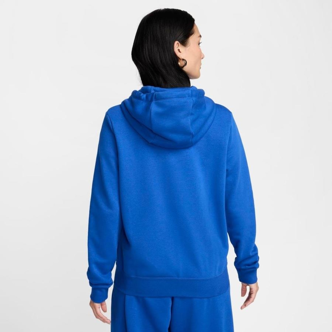 Jaqueta Nike Sportswear Club Fleece - Feminina - Foto 3