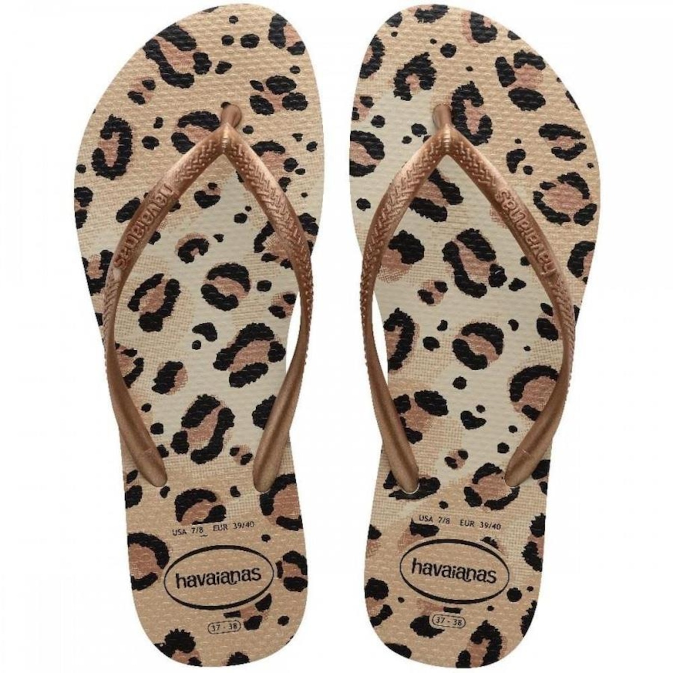 Chinelo Havaianas Slim Animals Feminino - Foto 2