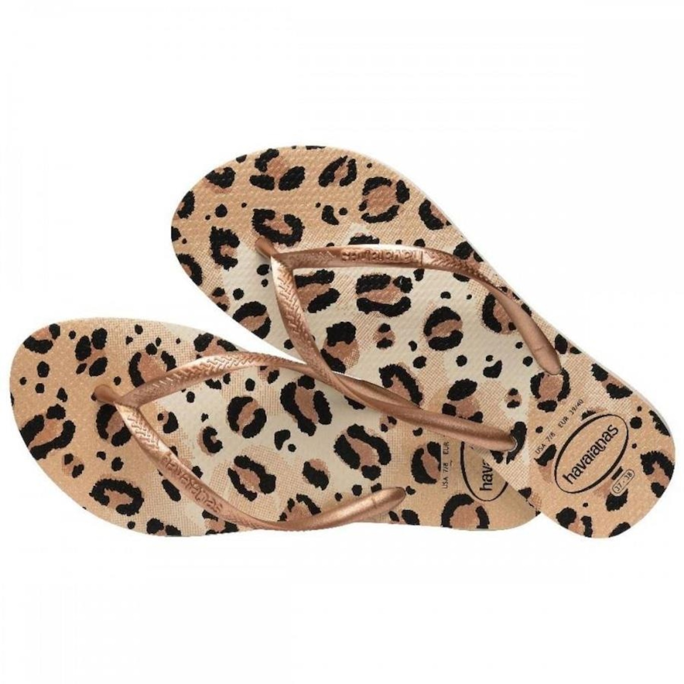 Chinelo Havaianas Slim Animals Feminino - Foto 4