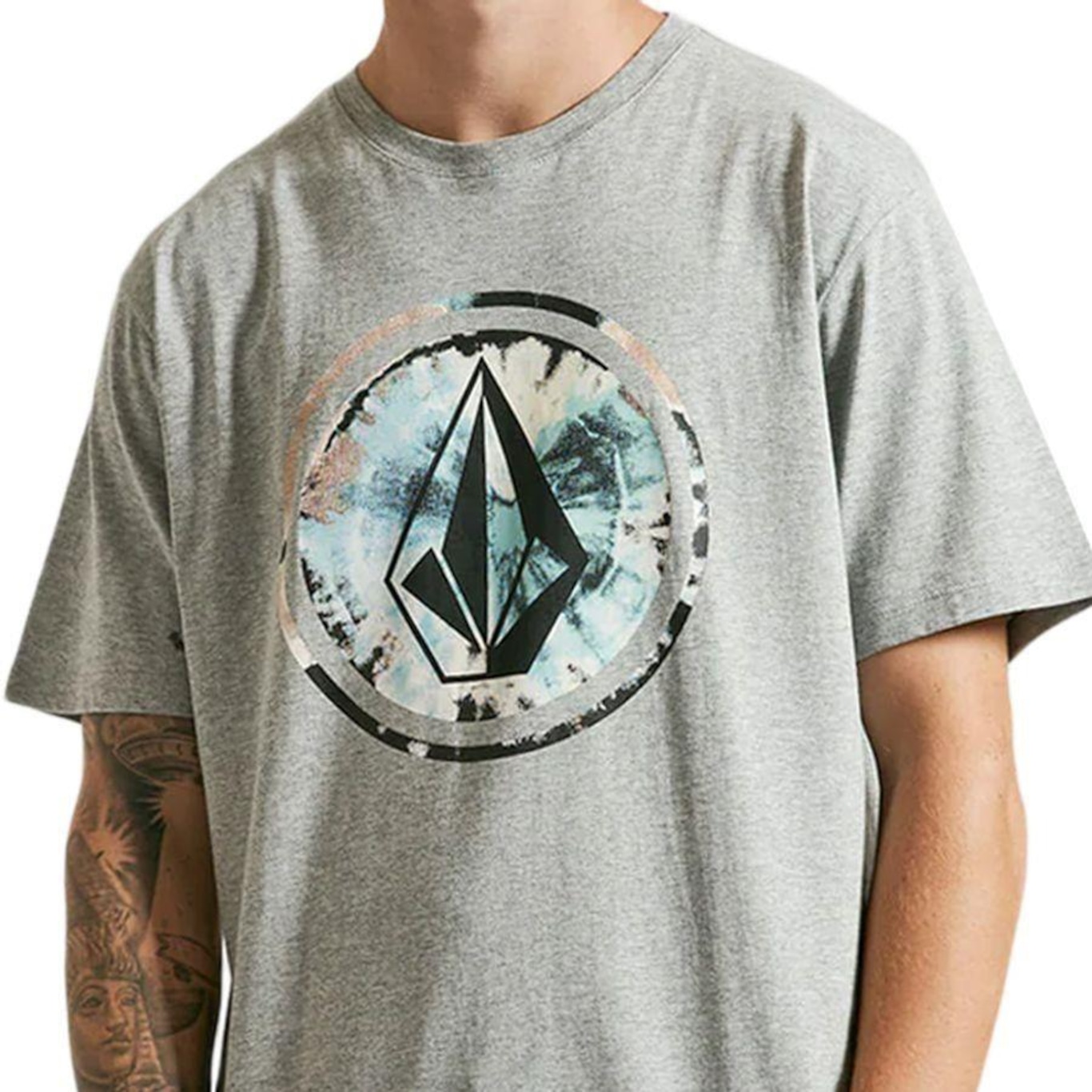 Camiseta Masculina Volcom Circle Dye - Volcom - Masculino - Foto 2