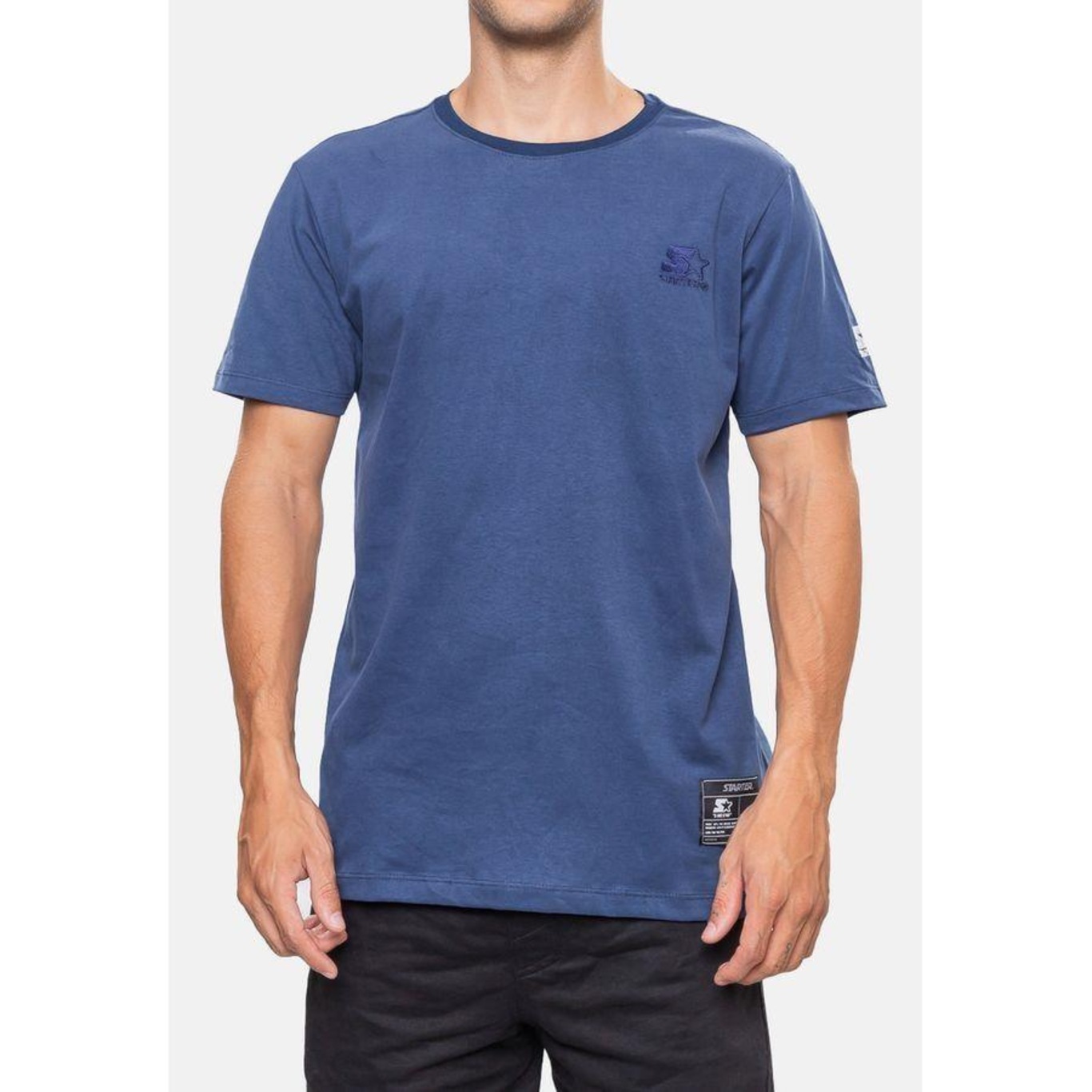 Camiseta Starter Basic Azul Marinho - Starter - Masculino - Foto 3