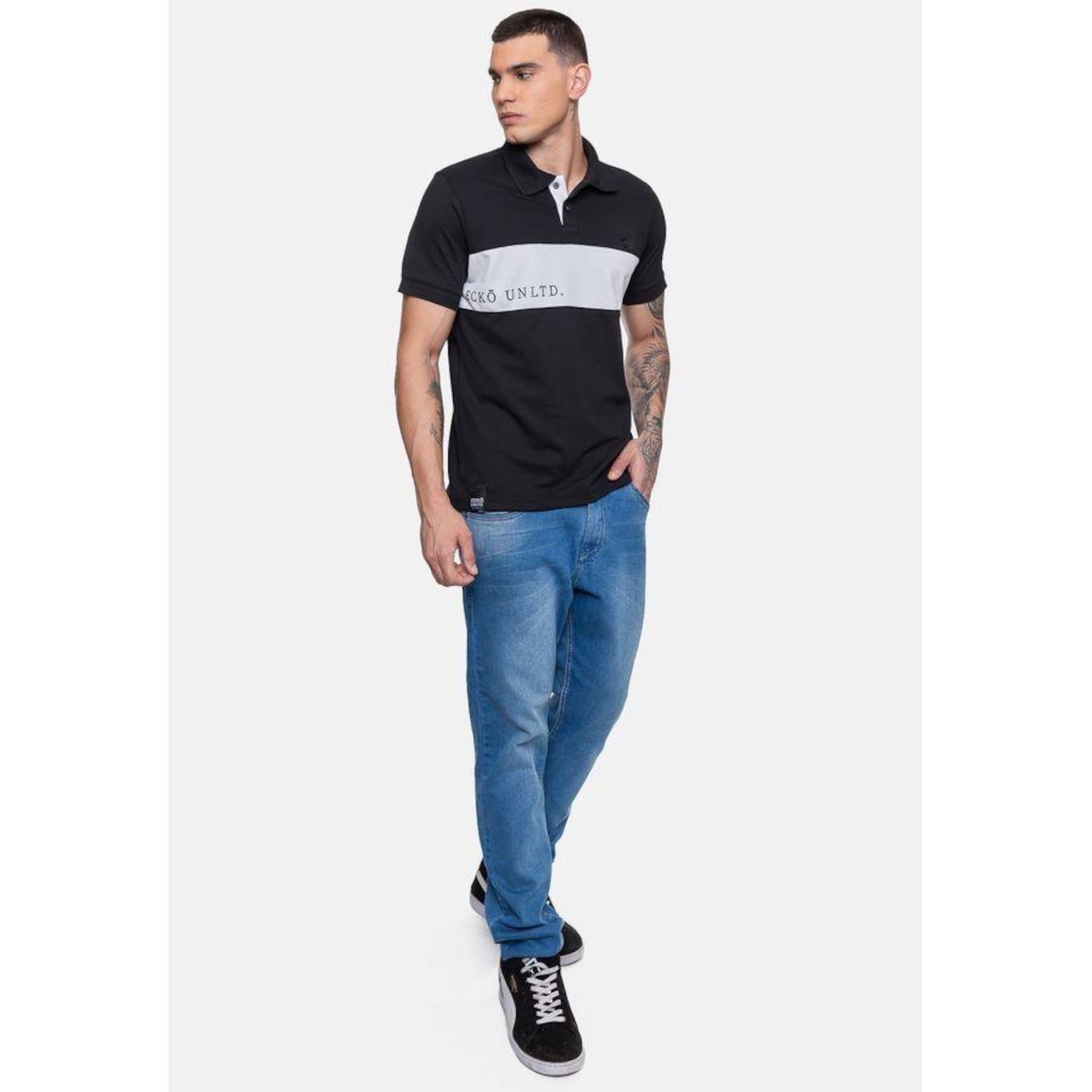 Camisa Polo Ecko Piquet - Masculina - Foto 4