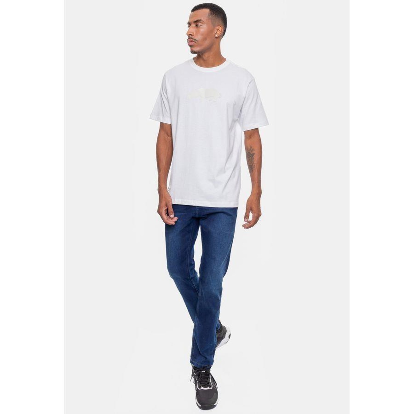 Camiseta Ecko Masculina Flat Rhino Off White - Ecko - Masculino - Foto 4