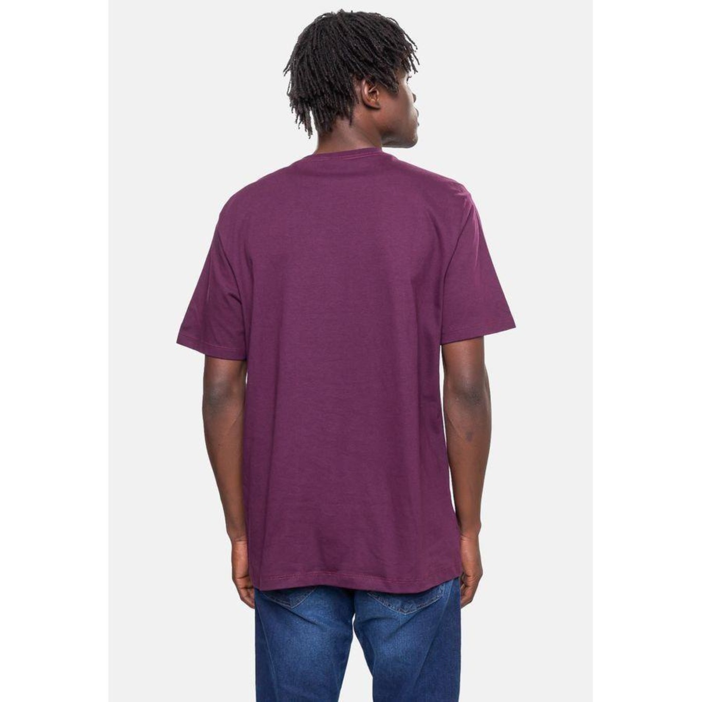 Camiseta Ecko Masculina Elevate Brand Vinho Arrocheado - Ecko - Masculino - Foto 2