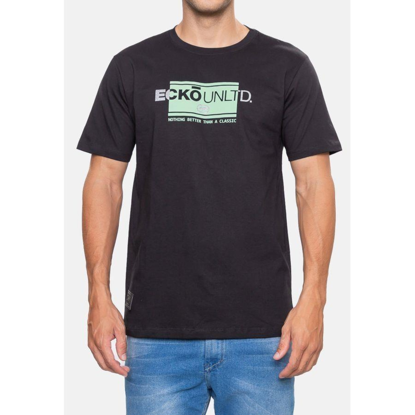 Camiseta Ecko Masculina Elevate Brand Preta - Ecko - Masculino - Foto 4