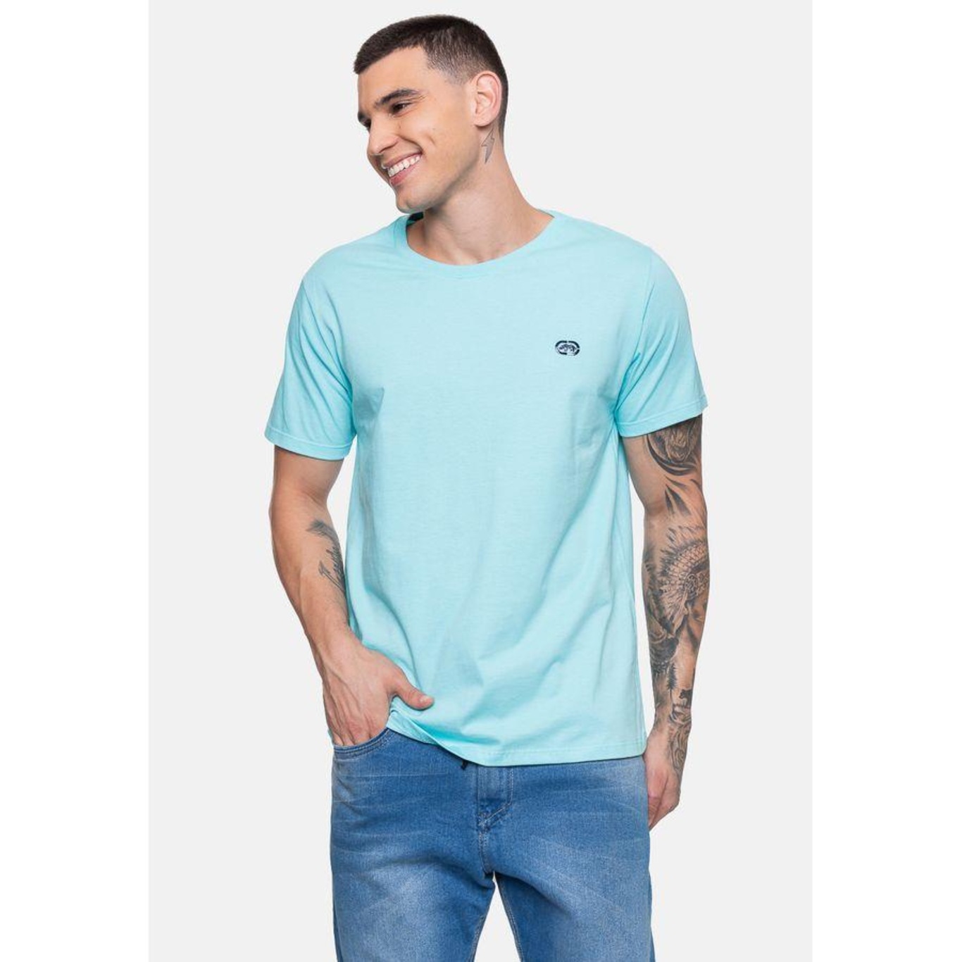 Camiseta Ecko Fashion Basic Number - Masculina - Foto 4