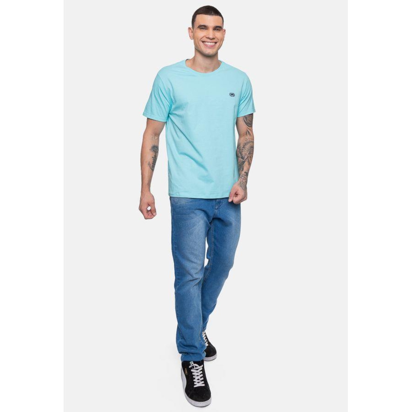 Camiseta Ecko Fashion Basic Number - Masculina - Foto 5