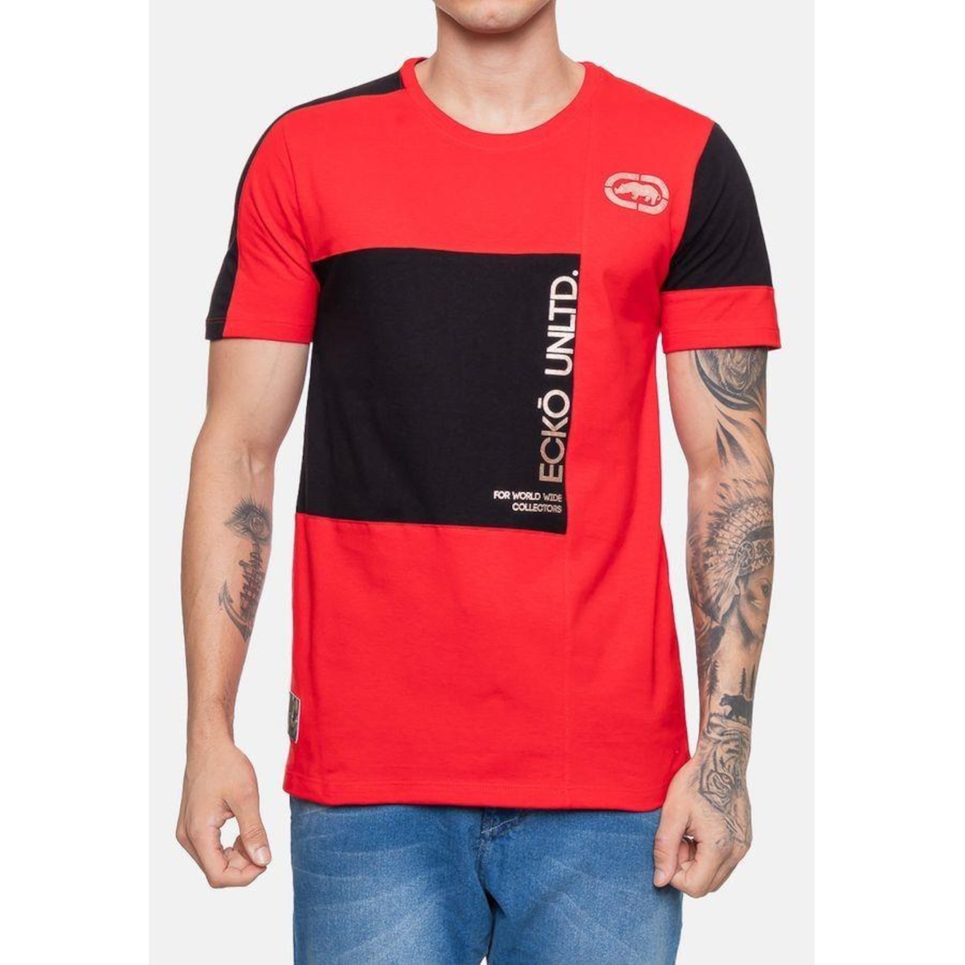 Camiseta Ecko Masculina Especial Prom Vermelha - Ecko - Masculino - Foto 1