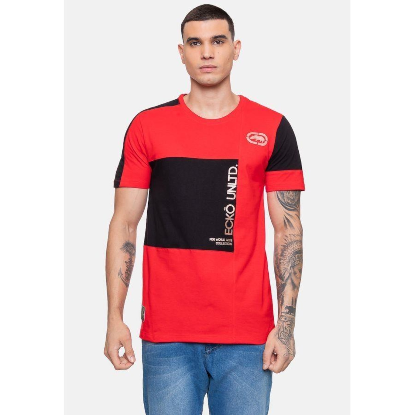 Camiseta Ecko Masculina Especial Prom Vermelha - Ecko - Masculino - Foto 2