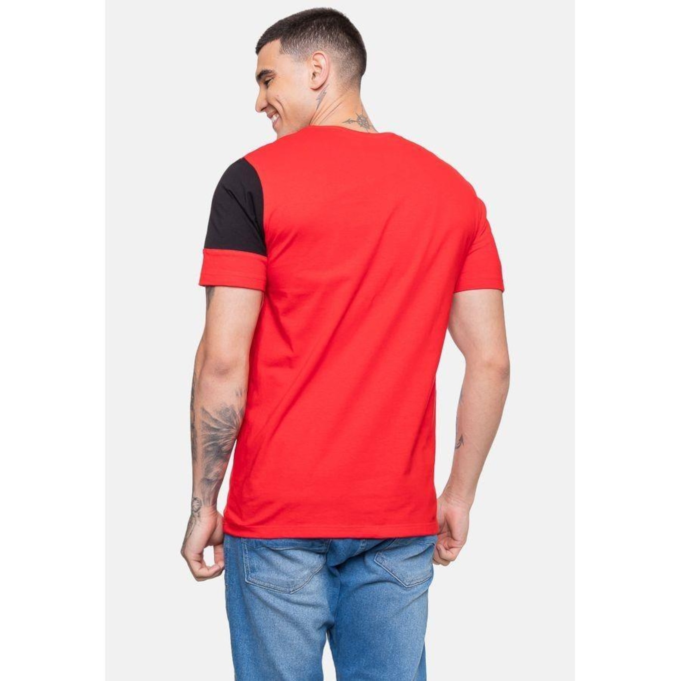 Camiseta Ecko Masculina Especial Prom Vermelha - Ecko - Masculino - Foto 4