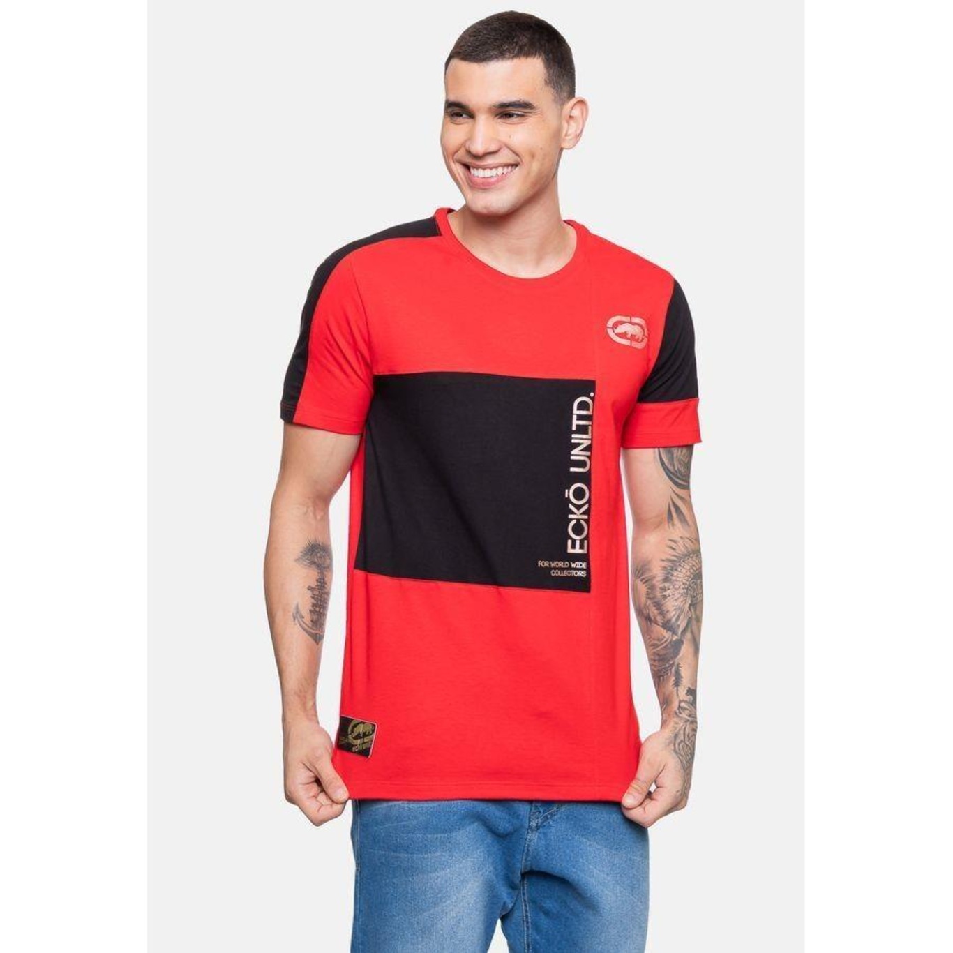 Camiseta Ecko Masculina Especial Prom Vermelha - Ecko - Masculino - Foto 5