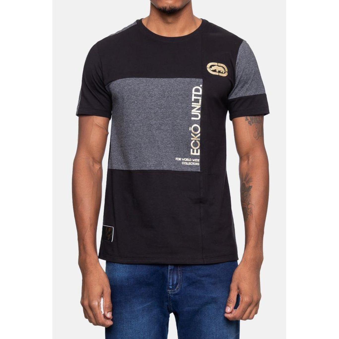 Camiseta Ecko Masculina Especial Prom Preta - Ecko - Masculino - Foto 4