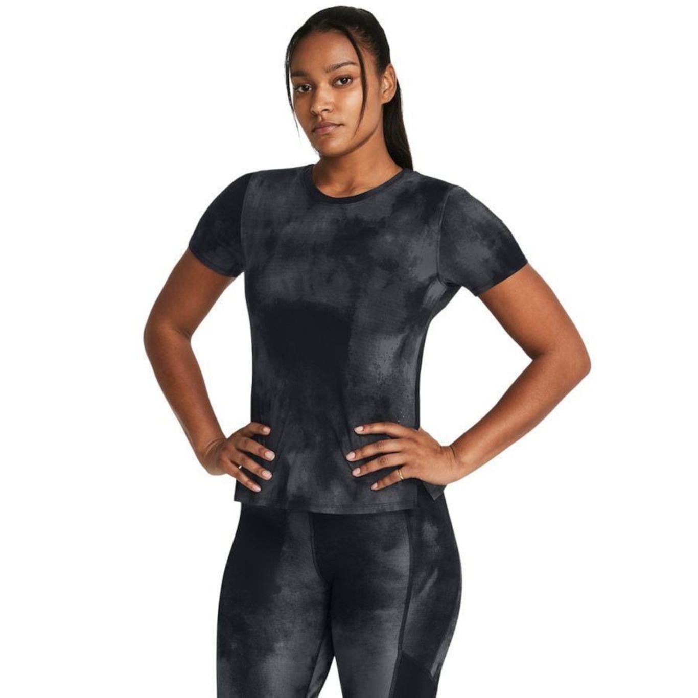 Camiseta de Treino Under Armour Launch Elite Printed - Feminina - Foto 1