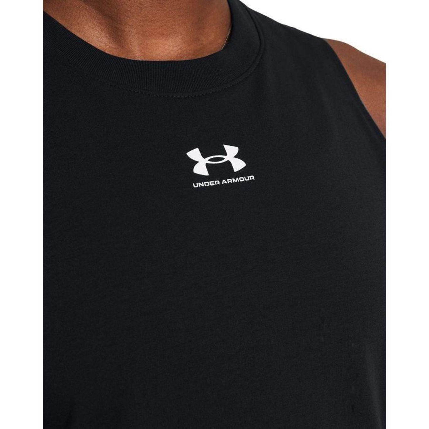 Camiseta Regata de Treino Under Armour Campus Muscle - Feminina - Foto 3