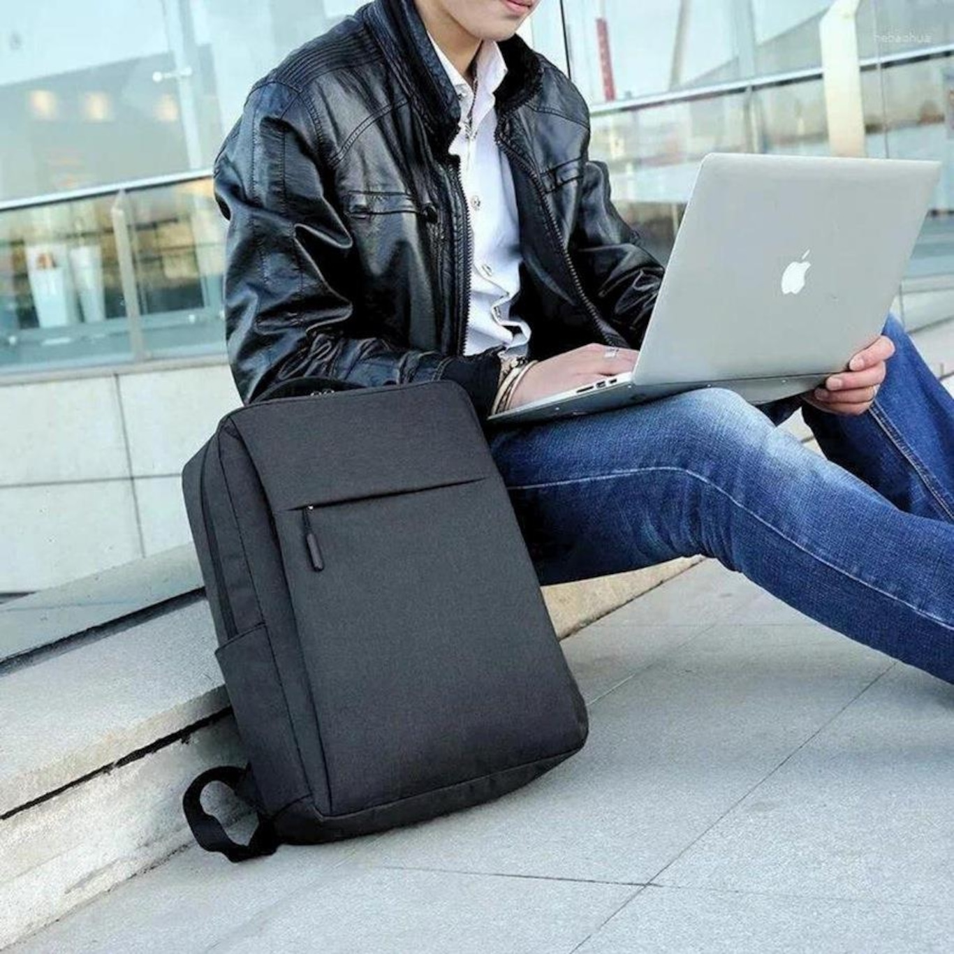 Mochila Executiva Notebook Slim Reforçada com Porta Usb - Foto 6