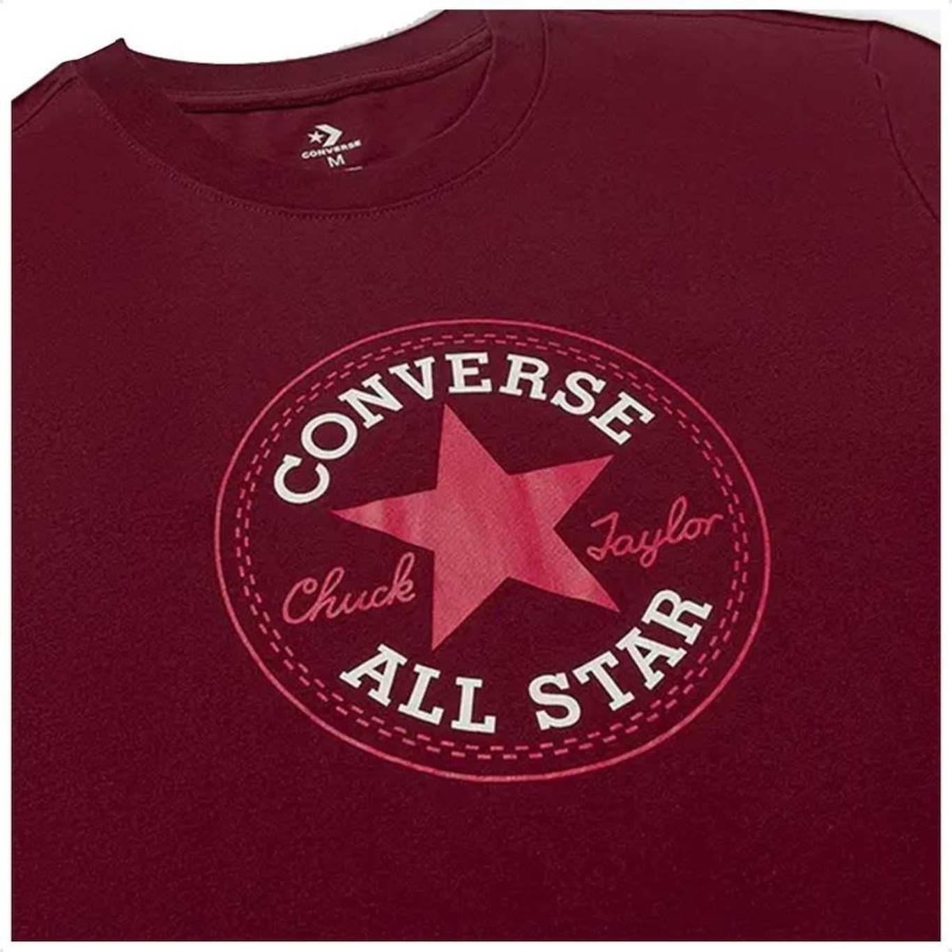 Camiseta Converse All Star Patch Standart Fit - Unissex - Foto 3