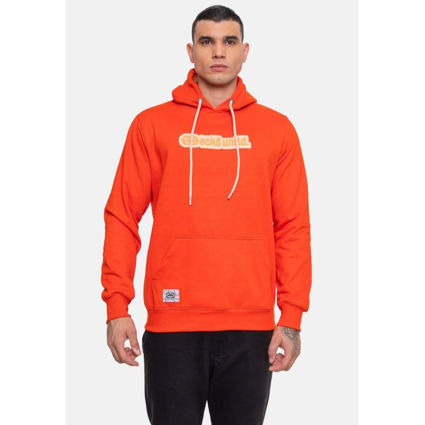 Blusão de Moletom com Capuz Ecko Fashion Basic Rubber - Masculino - Foto 1