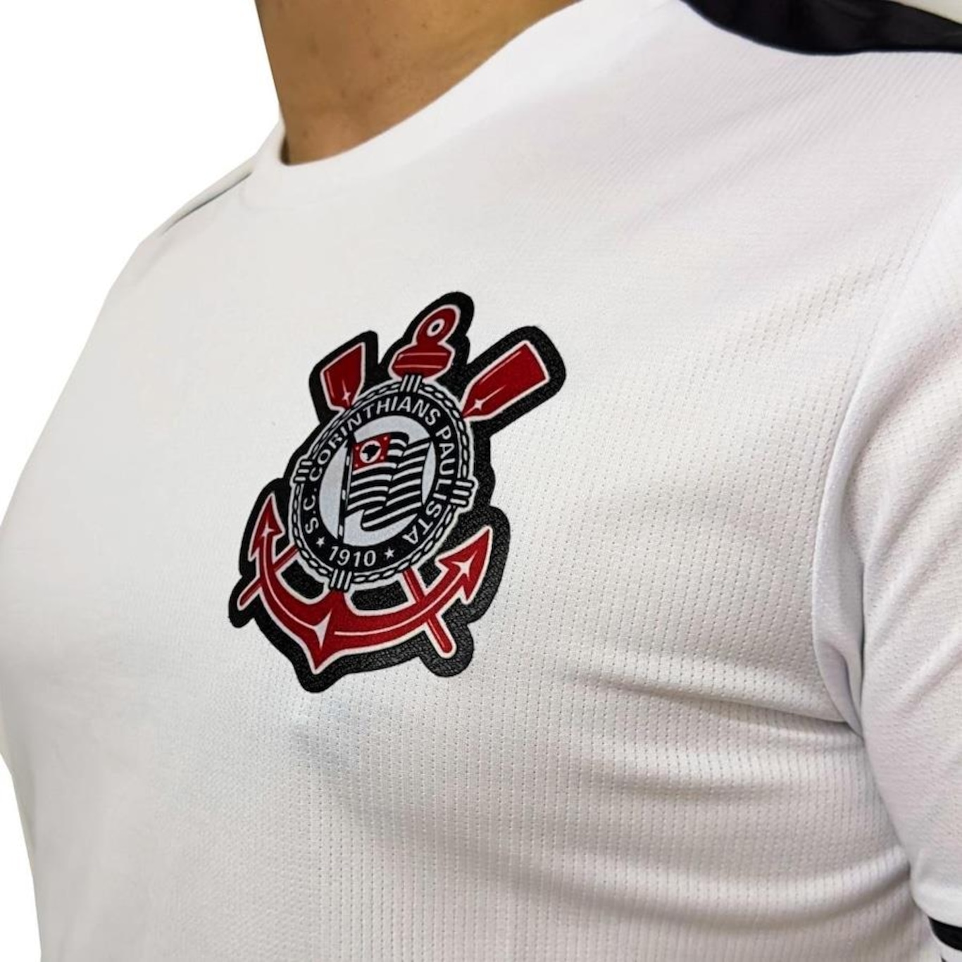 Camisa do Corinthians Lotus Duo Lines - Masculina - Foto 4