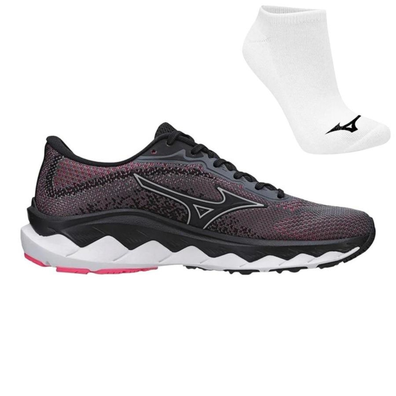 Kit Tênis Mizuno Way 4 e Meia - Feminino - Foto 1