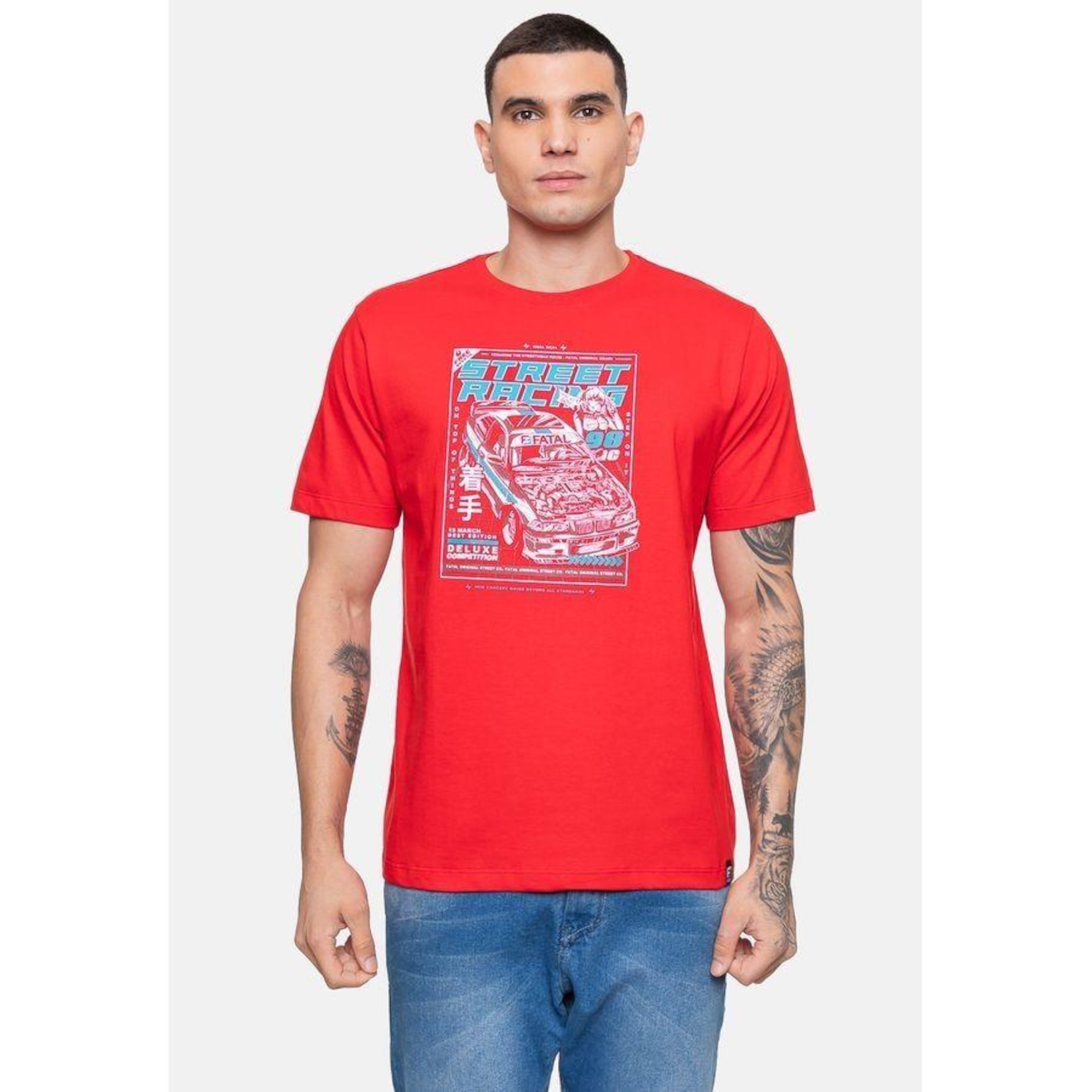 Camiseta Fatal Racing - Masculina - Foto 1