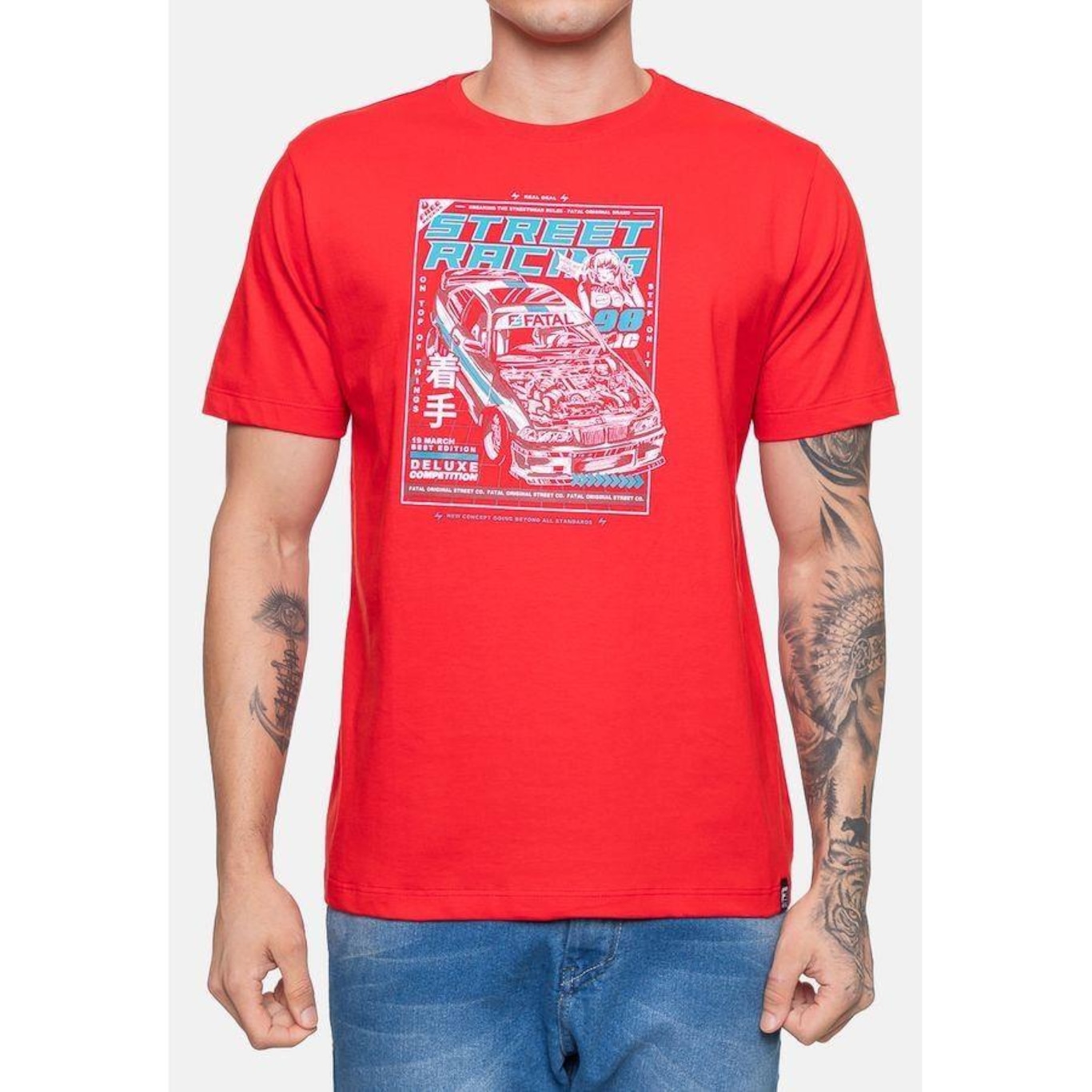 Camiseta Fatal Racing - Masculina - Foto 3