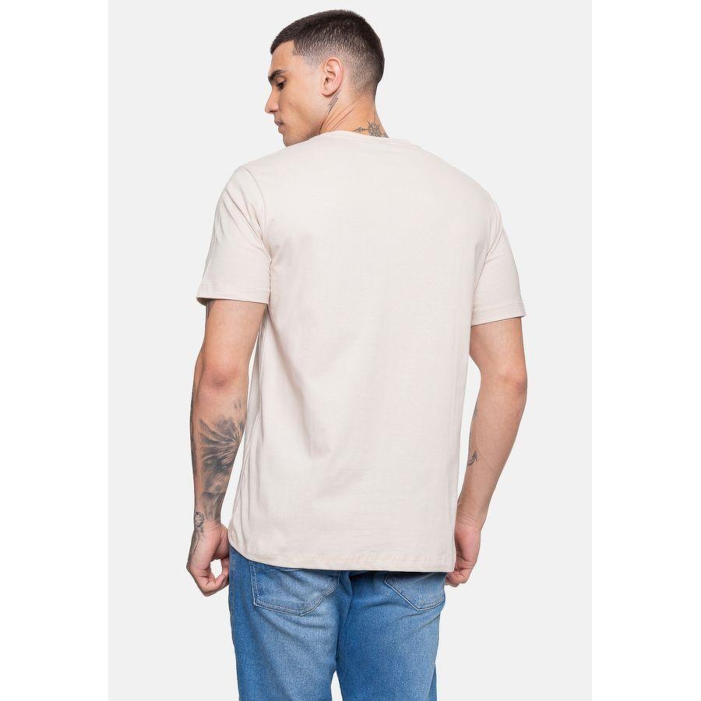 Camiseta Ecko Masculina Tape Areia - Ecko - Masculino - Foto 1