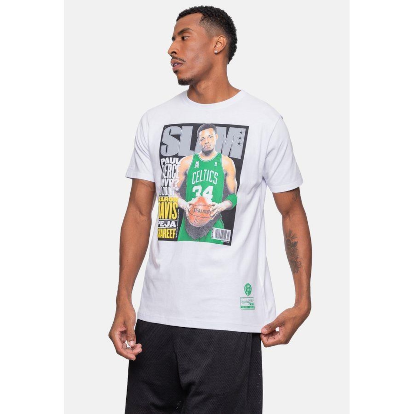 Camiseta Mitchell & Ness Slam Paul Pierce - Masculina - Foto 1