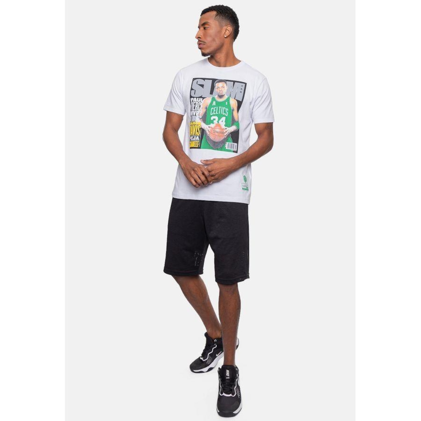 Camiseta Mitchell & Ness Slam Paul Pierce - Masculina - Foto 4