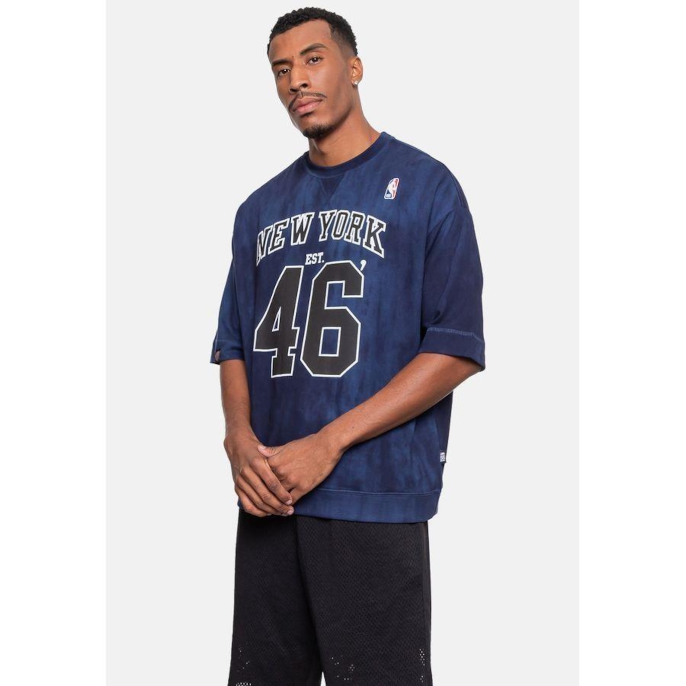 Camiseta Nba Moletinho - Masculina - Foto 1