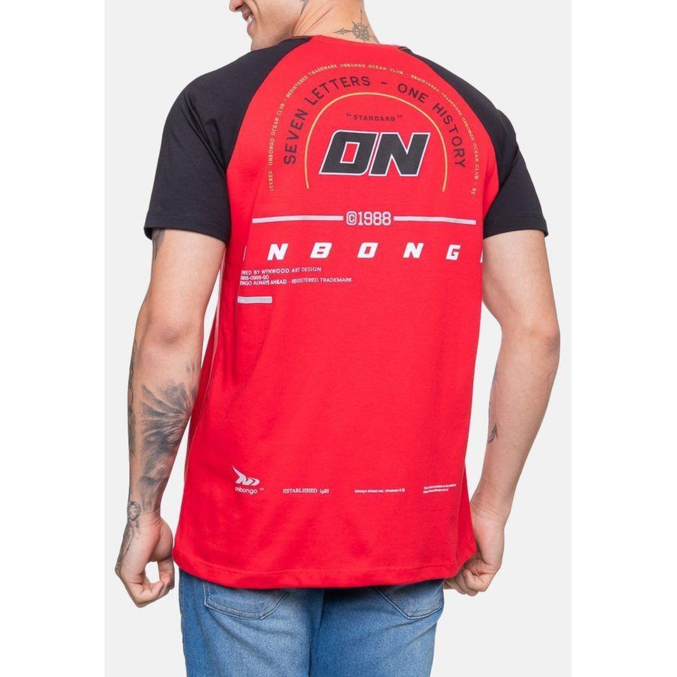 Camiseta Onbongo Raglan Doom - Masculina - Foto 2